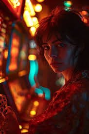 Mesin Arcade Jatuh dengan elemen yang jatuh ke zona pembayaran